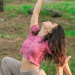 Efficient Fitness - Woman Practicing Yoga in Forest